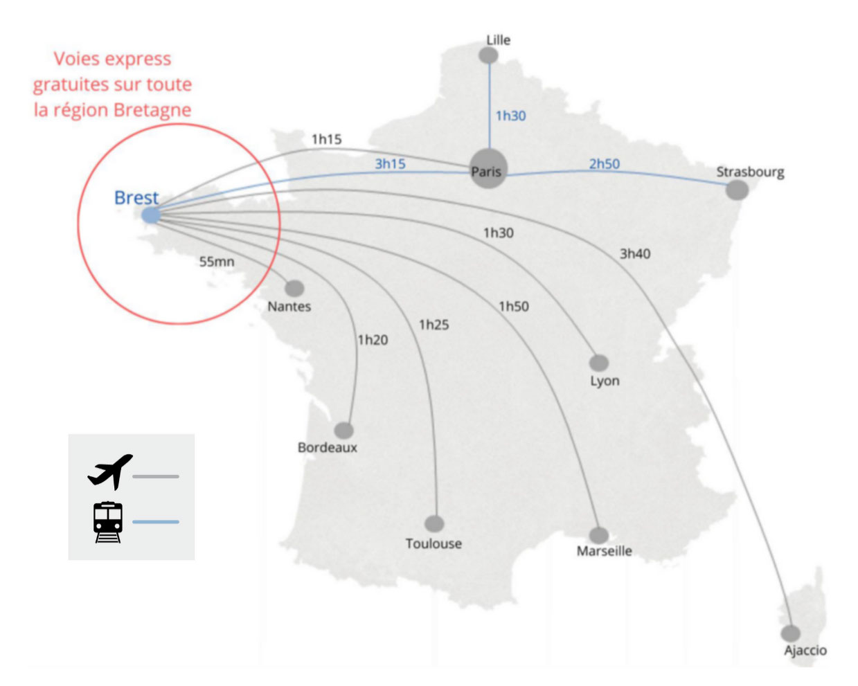 Venir à Brest - Brest'aim Events